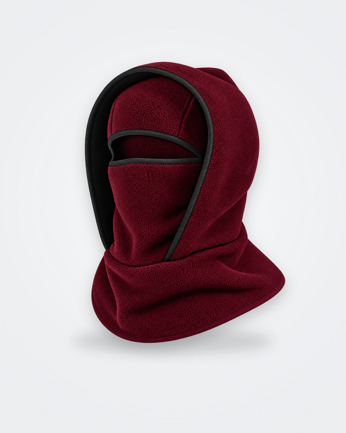 Bordeaux · Cagoule polaire 3 en 1, photo produit : capuche et masque