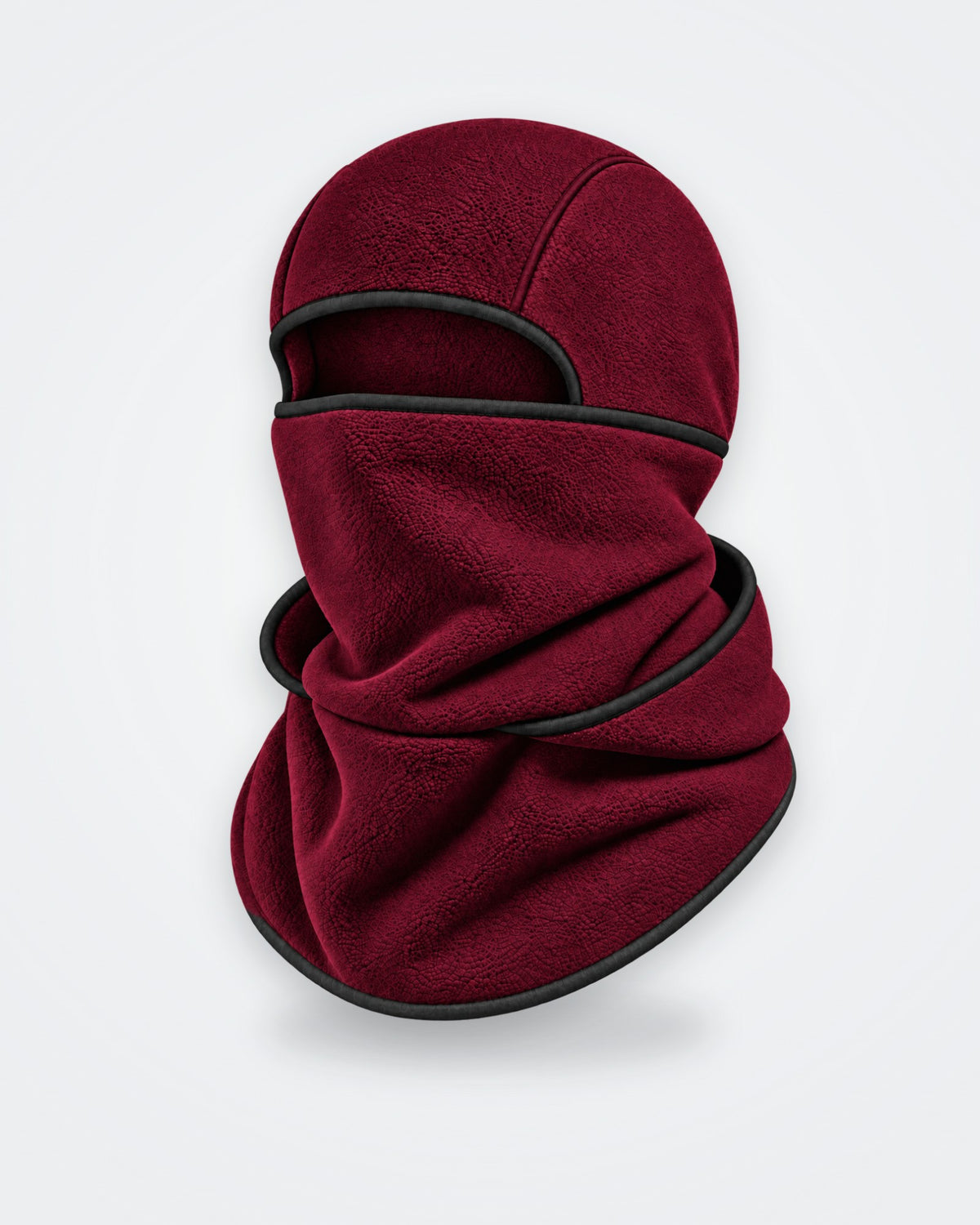 Bordeaux · Cagoule polaire 3 en 1 portée en cagoule