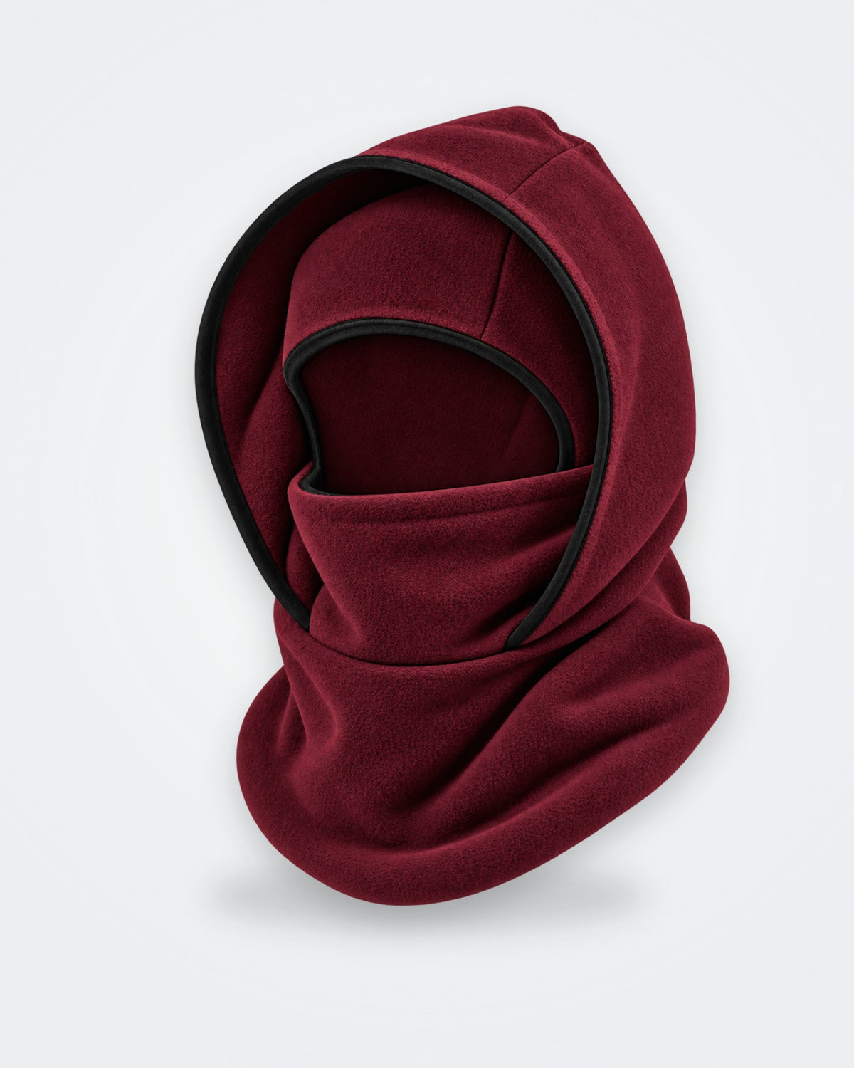 Bordeaux · Cagoule polaire 3 en 1 portée en capuche