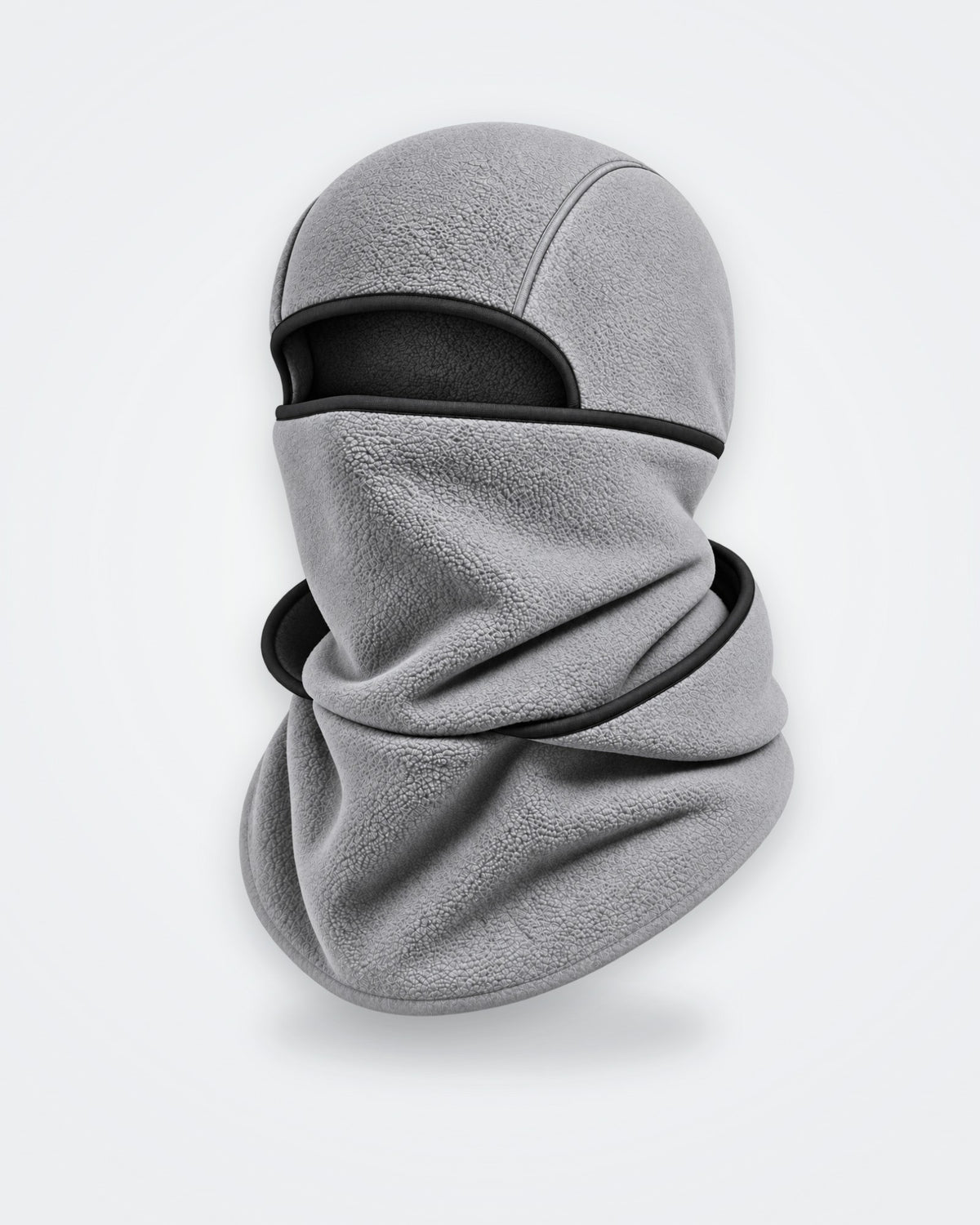 Gris clair · Cagoule polaire 3 en 1 portée en cagoule