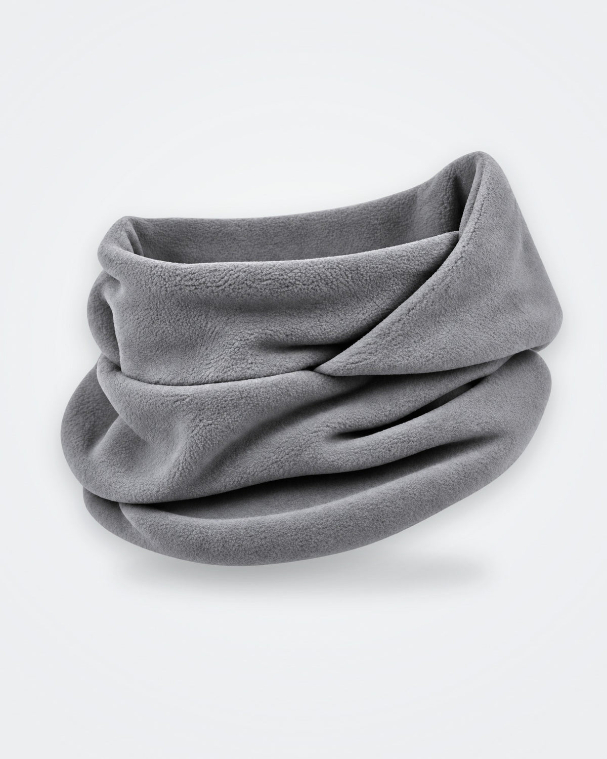 Gris clair · Cagoule polaire 3 en 1 portée en cache-cou