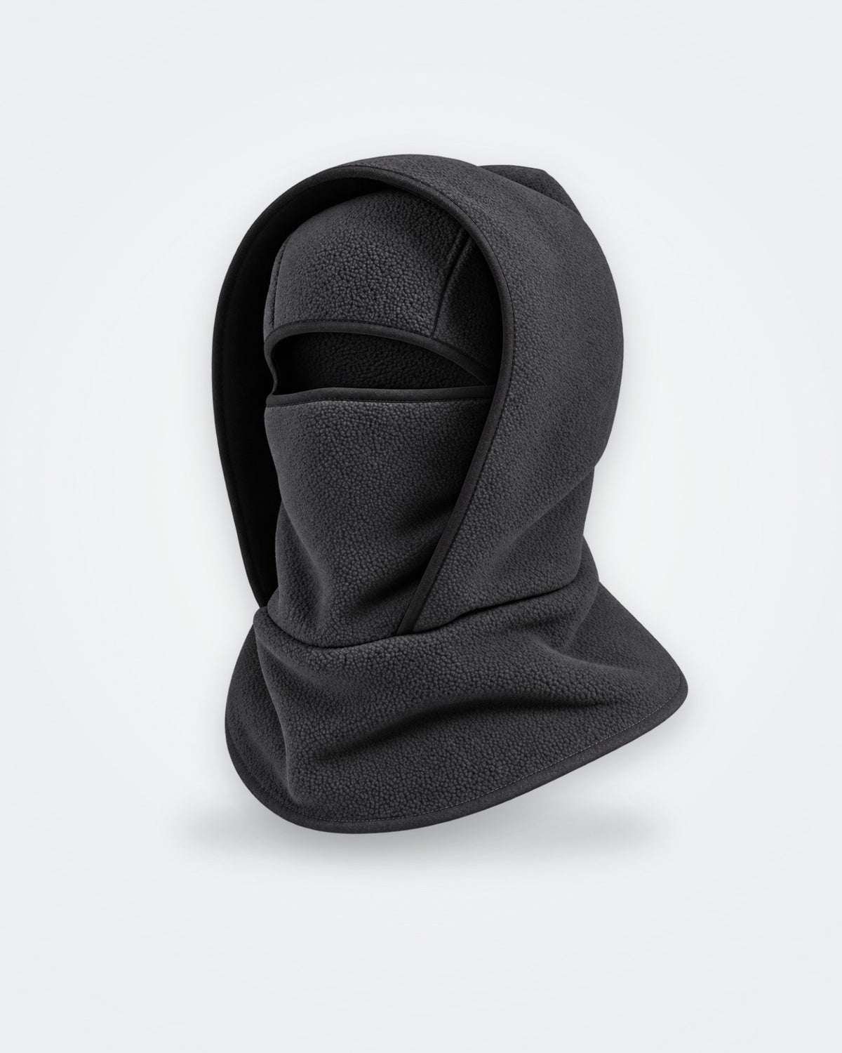Gris foncé · Cagoule polaire 3 en 1, photo produit : capuche et masque