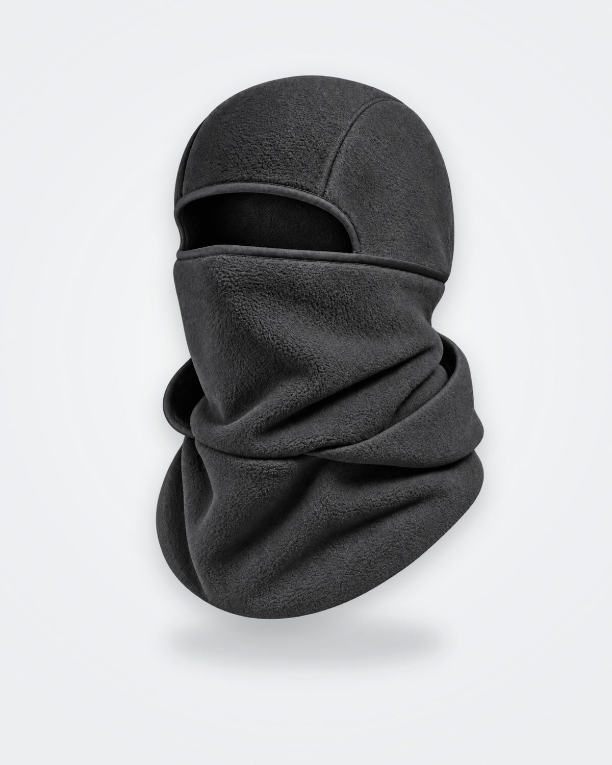 Gris foncé · Cagoule polaire 3 en 1 portée en cagoule