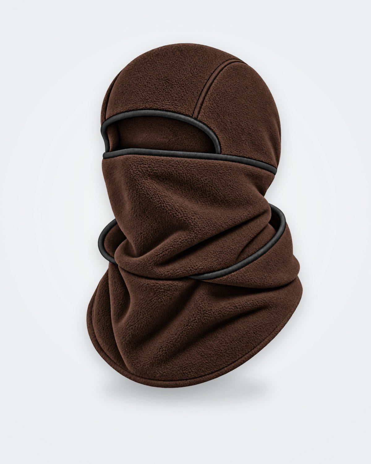 Marron · Cagoule polaire 3 en 1 portée en cagoule