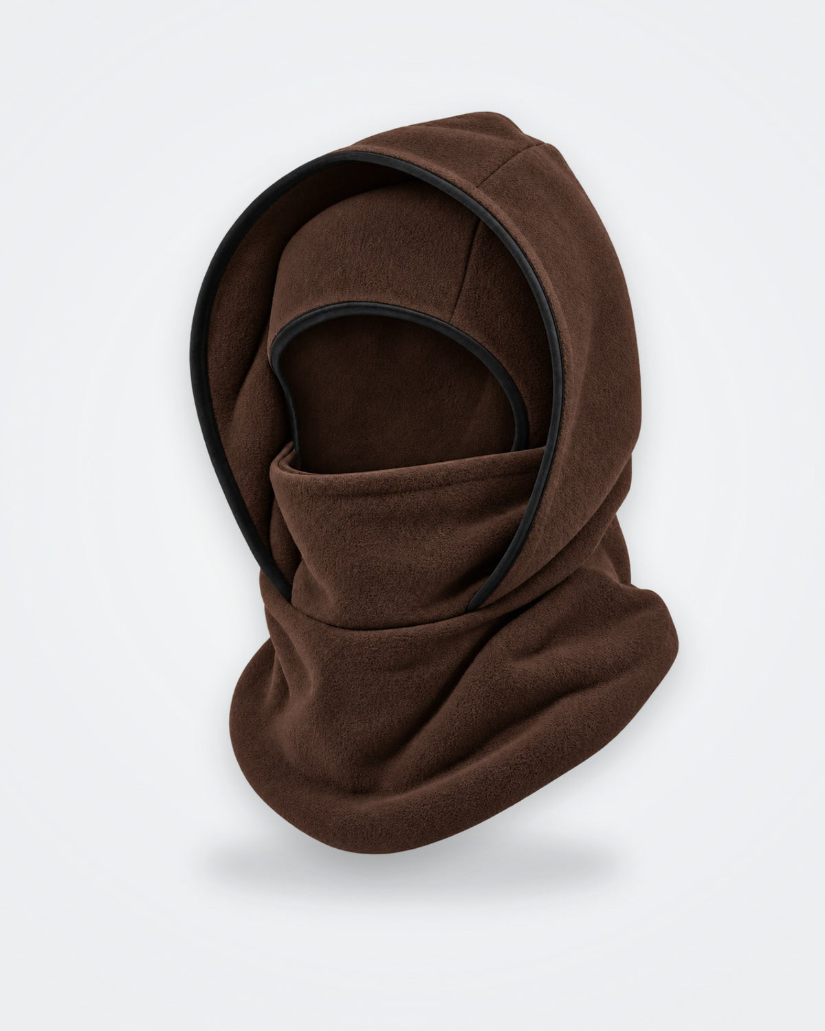 Marron · Cagoule polaire 3 en 1 portée en capuche
