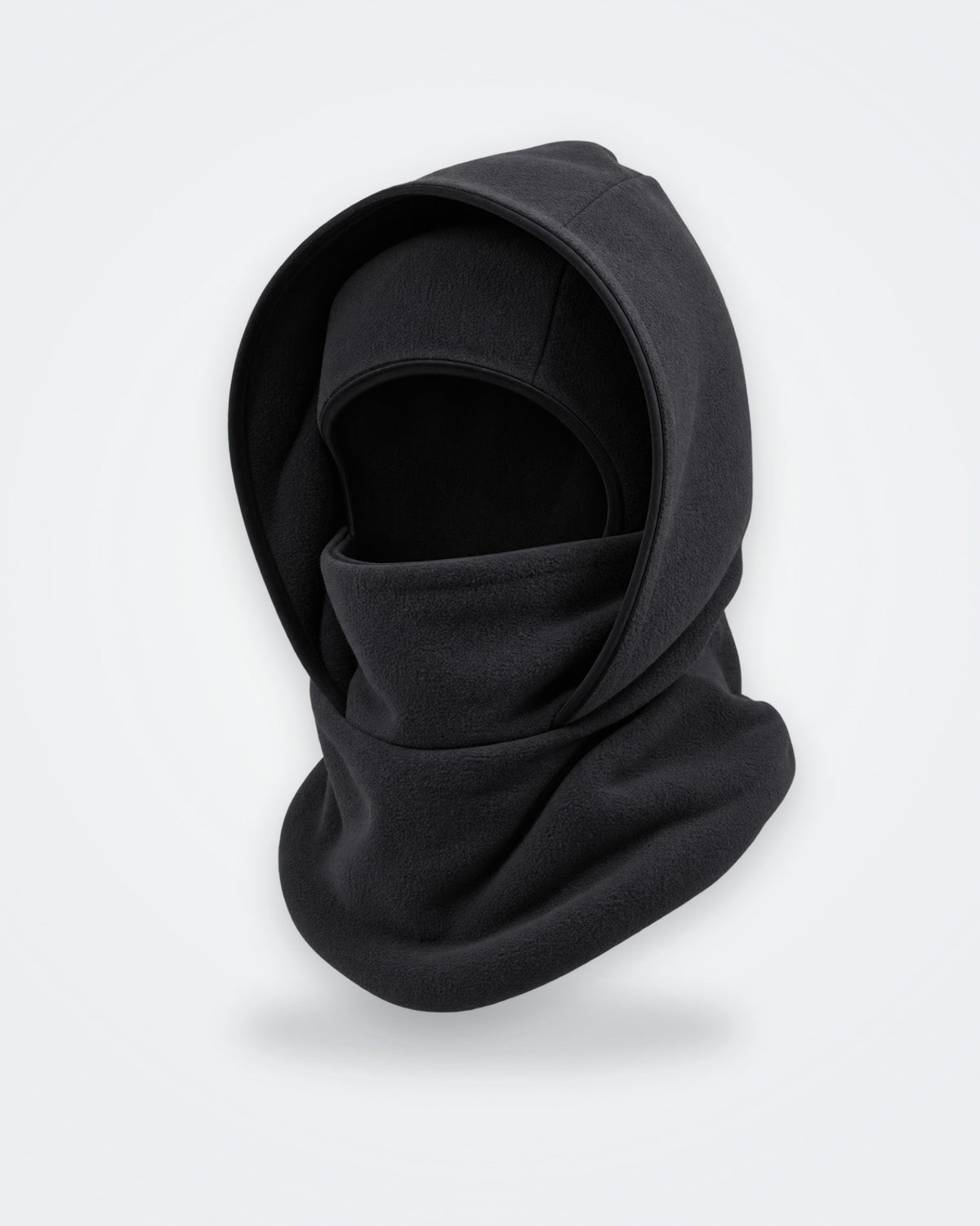 Noir · Cagoule polaire 3 en 1 portée en capuche